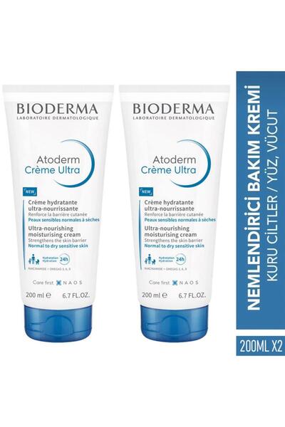 Bioderma Atoderm Cream Ultra 200 ml 2 Adet