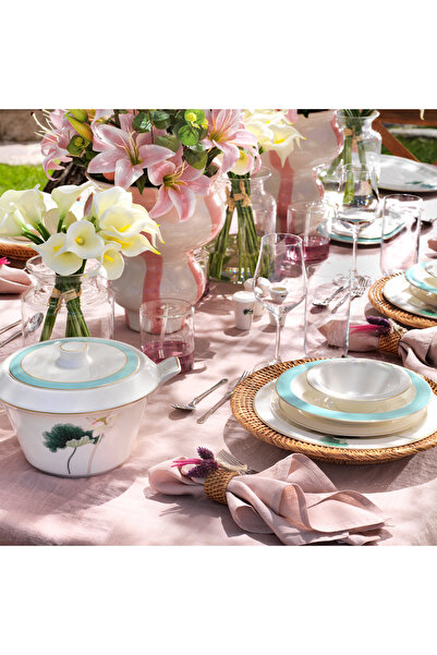 Schafer Tılsım Belle Yemek Takımı 60 Parça-Su Yeşili