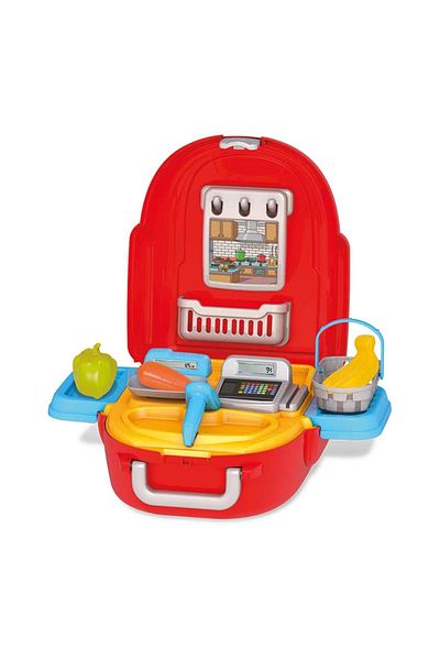 Doğan Oyuncak Dünyası Kral Şakir Market Set Backpack - Cashier Toys - Market Sets - Dollhouse Toys