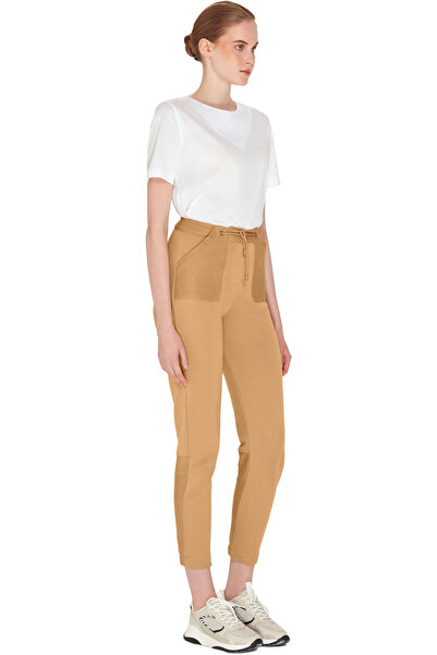 QUO Jıgar Diyagonal Detaylı Jogger Pantolon