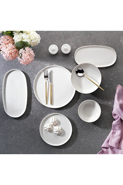 Schafer Lilya Yemek Takımı 55 Parça-Beyaz