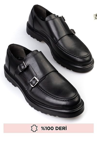maximoda Pantofi pentru bărbați din piele naturală, talpă Eva, șa, piele