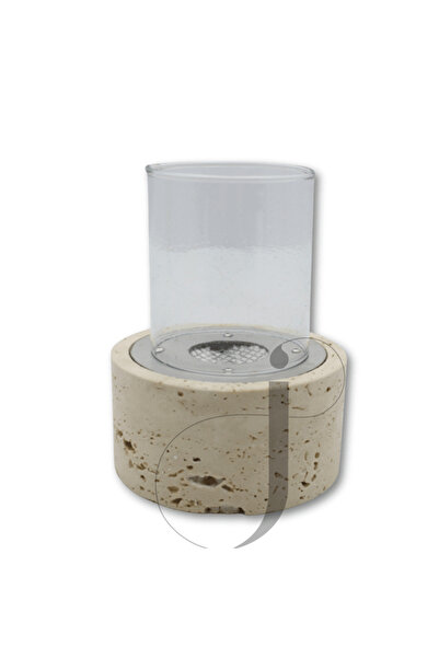 jumeax Etna Mermer Masa Üstü Şömine Traverten