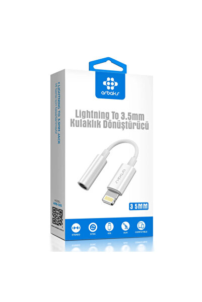 Lightning – 3,5 mm Kulaklık Jakı Adaptörü Arb-505