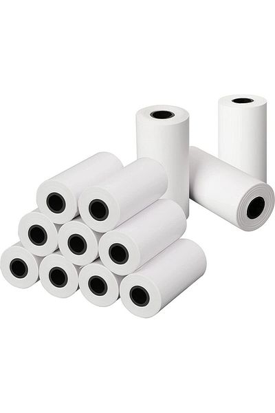 AteşTech 12 Pack 57X30Mm Thermal Paper - Kids Camera Printing and Core Photo Printing Instant