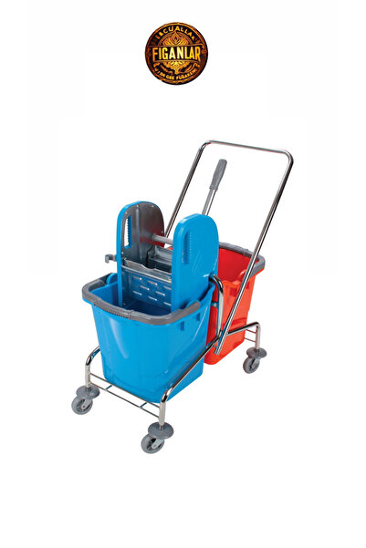 figanlar ambalaj 1. kalite full krom gövdeli ve presli çift kovalı temizlik a...