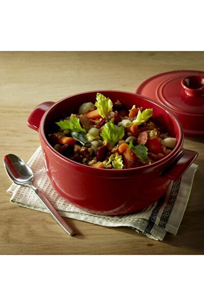Emile Henry 4 Lt Red Round Fire Resistant Pot