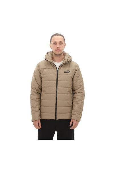 Puma 848938 -67 Ess Hooded Padded Men's Coat - Brown