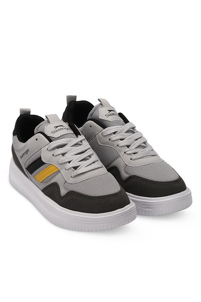 Slazenger Mega I Men's Sneaker Shoes Gray / Yellow