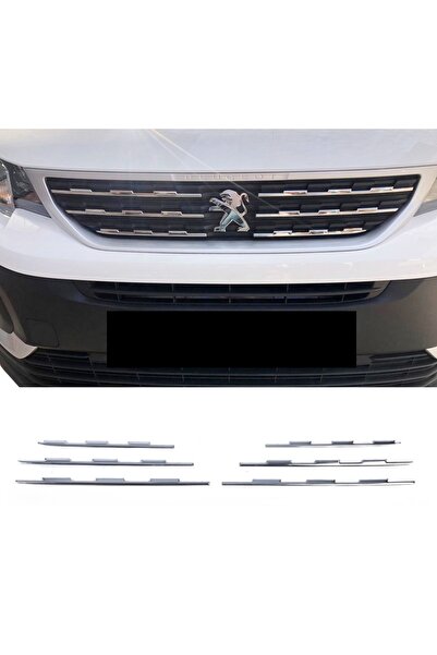 MYTUNİNG Peugeot Rifter Krom Ön Panjur 6 prç P.ÇELİK 2019-2023 Arası