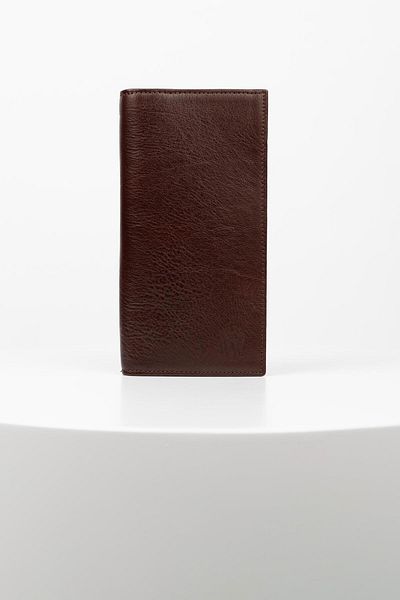 BAYDERİ Junias Genuine Leather Magnet Wallet with Phone Chamber