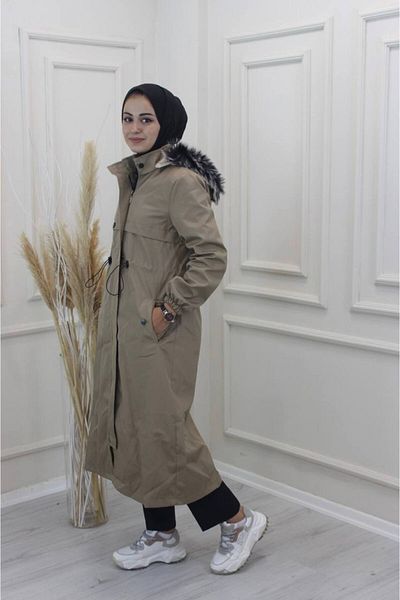 RACE FASHİON Γούνινο παλτό Bondit 120cm - Ελαστική μέση, μέγεθος 38-56 RC5002