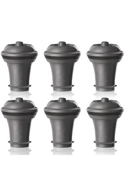 Vacu Vin Wine Stopper Set of 6 Gray