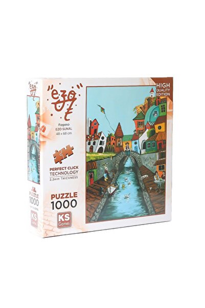 Ks Games FABBATOYS Fogoso -Ezo Sunal 1000 Parça Puzzle