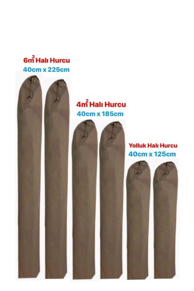 TURİNHOME 6 Adet Halı Hurcu, Halı Kılıfı, Halı Ambalajı, Halı Poşeti