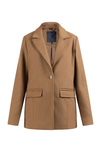 Dreimaster Langer Blazer aus Wollgemisch
