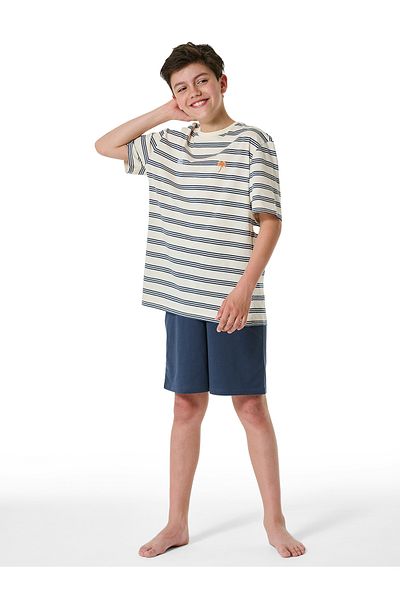 Schiesser Shorty Nightwear Schlafanzug Schlafmode Bequem