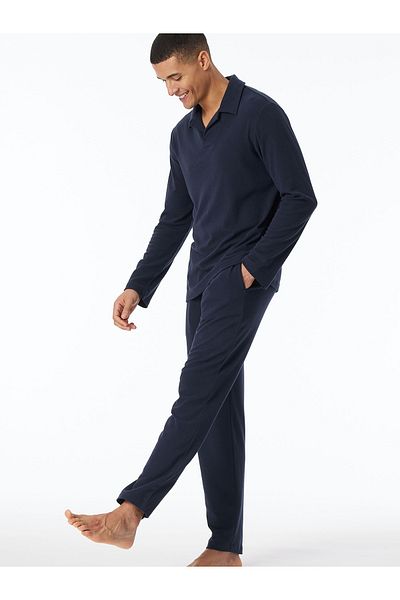Schiesser Pyjama Selected Premium Warming Schlafanzug Schlafmode Bequem