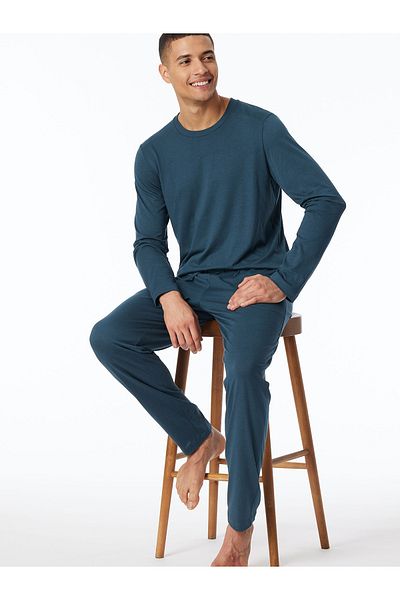 Schiesser Pyjama Modern Nightwear Schlafanzug Schlafmode Bequem