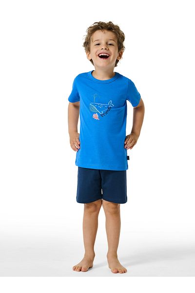 Schiesser Shorty Boys World Leichter Schlafanzug Kurz
