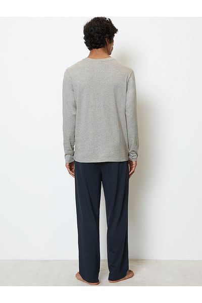 Marc O'Polo Pyjama Mix & Match Cotton Schlafanzug Schlafmode Bequem