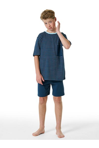 Schiesser Shorty Nightwear Leichter Schlafanzug Kurz