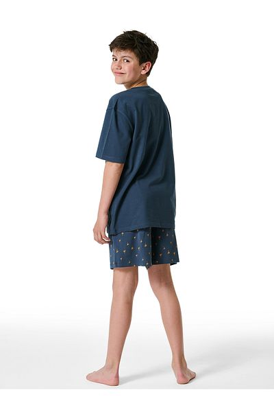 Schiesser Pyjama Organic Cotton Schlafanzug Schlafmode Bequem