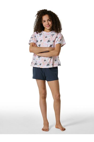 Schiesser Pyjama Organic Cotton Schlafanzug Schlafmode Bequem