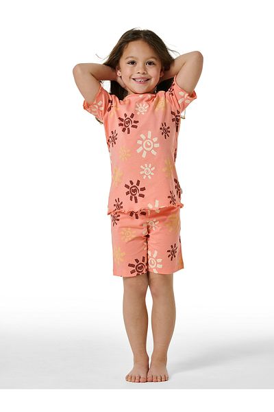 Schiesser Shorty Girls World Leichter Schlafanzug Kurz