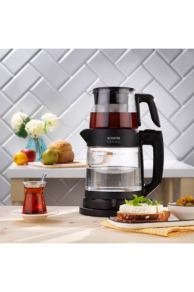 Schafer Black Optimal Electric Glass Tea Maker