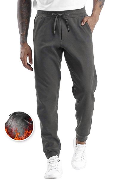 GHASSY CO. Ghassy Co. Ανδρικό καθημερινό άνετο παντελόνι Jogger με τρεις κλωστές