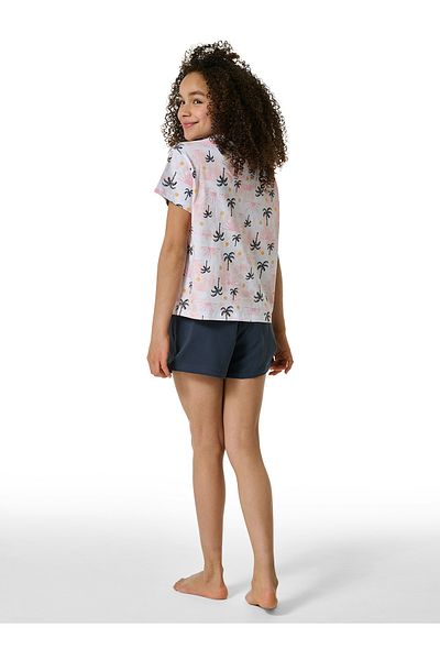 Schiesser Pyjama Organic Cotton Schlafanzug Schlafmode Bequem