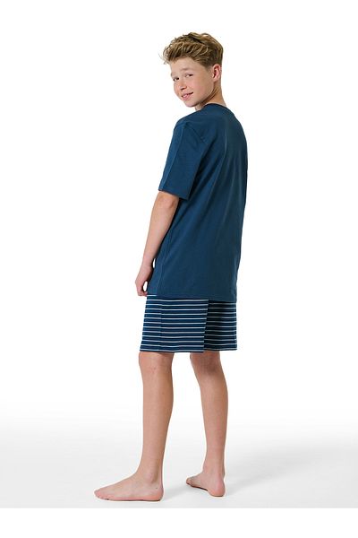 Schiesser Pyjama Organic Cotton Schlafanzug Schlafmode Bequem