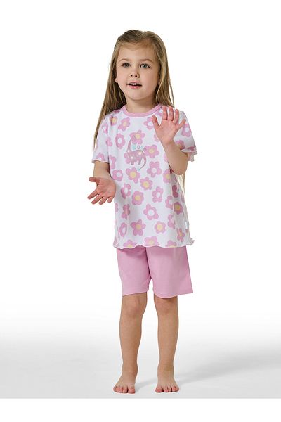 Schiesser Shorty Girls World Leichter Schlafanzug Kurz