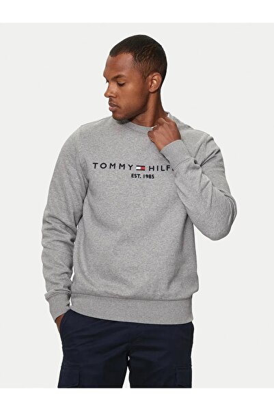 Tommy Hilfiger Plus Φούτερ Tommy Hilfiger Regular Fit TH FLEX με λογότυπο, να...