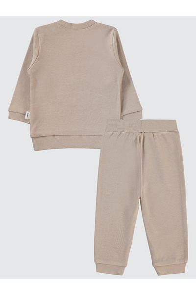 Civil Baby 6-18 Months Baby Girl Set - Stone Color