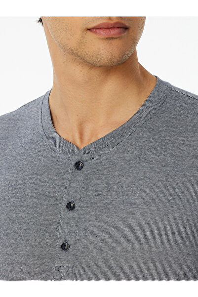 Schiesser Pyjama Schlafanzug lang - Casual Essentials Schlafanzug Schlafmode Bequem