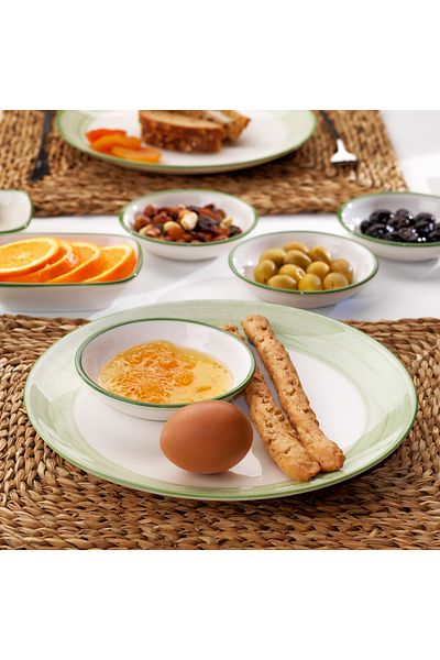 Schafer Vivian Breakfast Set 32 Pieces-green