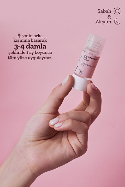 Etat Pur Pure Active Glikolik Asit %10 Aha Peeling Cilt Yenileme Etkili Saf Konsantre Cilt Bakım Serumu 15 ml