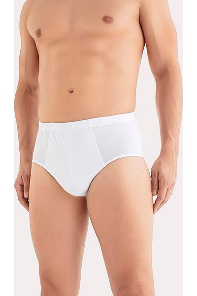 Arma Yıldız Men's White Combed Cotton Panties 100% Cotton