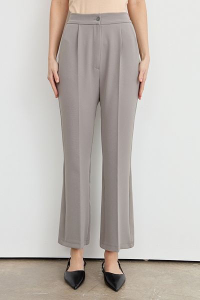 Fatma Atasoy Spanish Leg Trousers Gray
