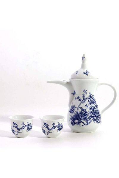 DEDEMİN EMAYELERİ Hand Painted Mirra Set