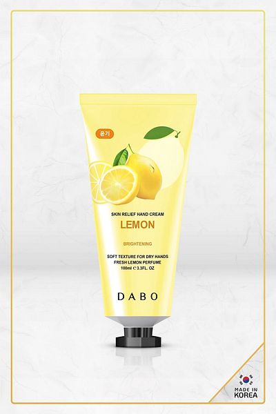 Dabo Hand Cream Lemon - Skin Relaxing and Brightening, Made in Korea