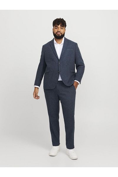 Jack & Jones Plus Einreihiger Blazer und Hose Plus Size Slim Fit Anzug