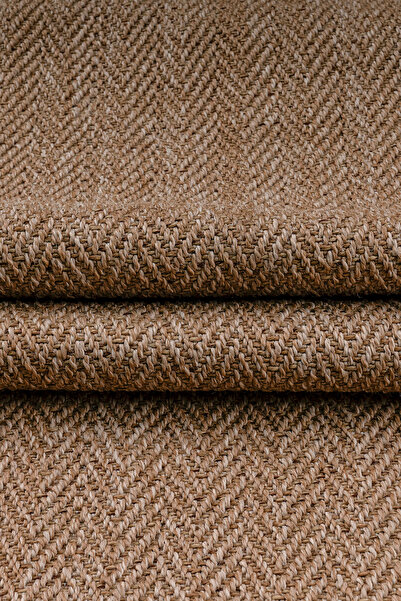 SİMEREV HALI HOME CONSEPT Kahve Bej Kaymaz Taban Makinede Yıkanabilir Salon M...