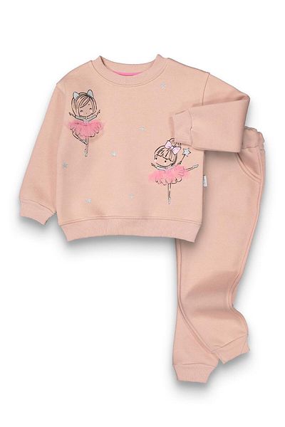 baby flamindo Baby Flamindo Tulk Skirt Girl Printed 3 Thread Girl's Suit