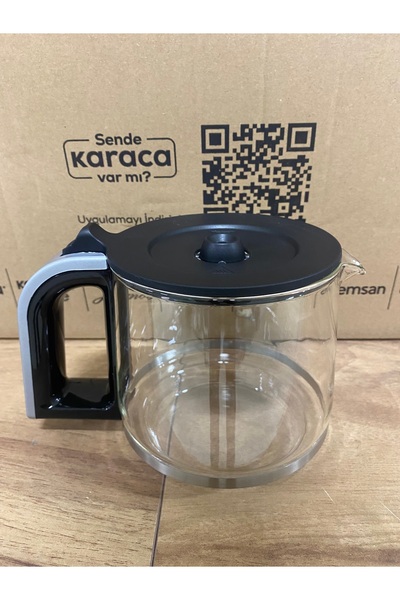 Karaca Robotea Pro Silver Color Glass Teapot Assembly Original Spare Part