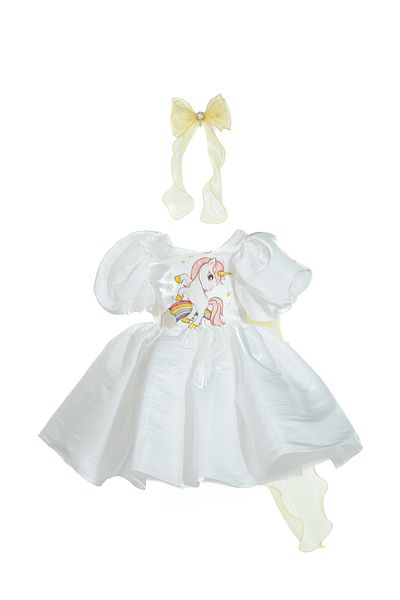 DUCA Rochie de prințesă cu fundă