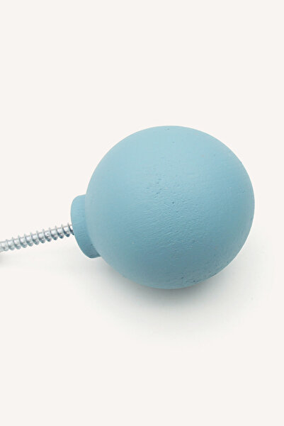 Kulpingo Mâner rotund din lemn albastru Egeu