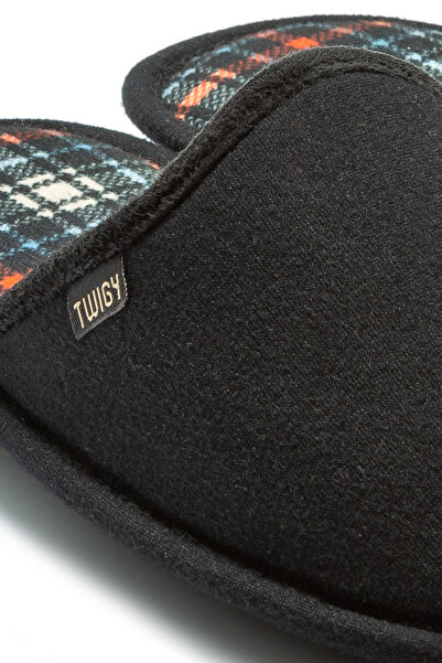 Twigy Promo Erkek Ev Terliği Siyah-2 41/46